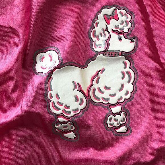 Costume Girls 1950s Poodle Halloween Off-Shoulder Overlay Costume Dress & Boa - Picture 3 of 3